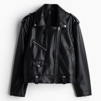 Campera H&M Eco-Cuero Biker