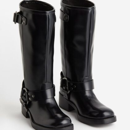 Botas Biker H&M Caña Alta