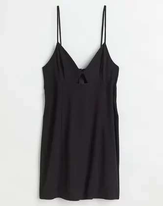 Vestido Mini H&M Corto Cut-out Mujer