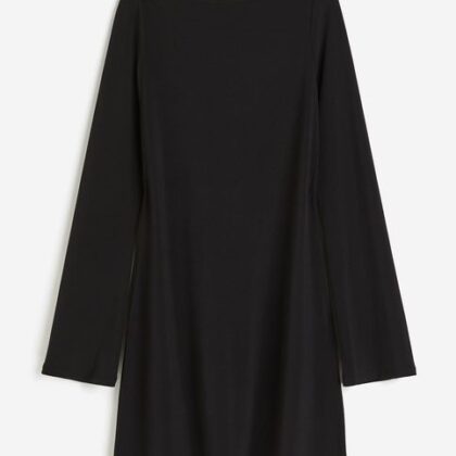 Vestido de punto H&M Cuello bote